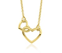 Gold Plated Silver Necklaces Line SPE-745-GP